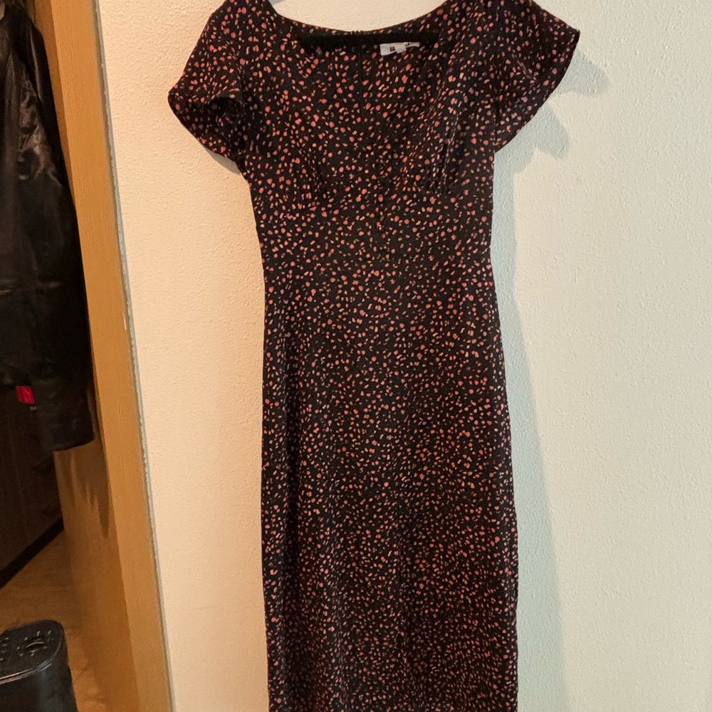 Midi Flutter Sleeve Dress perfect for date night